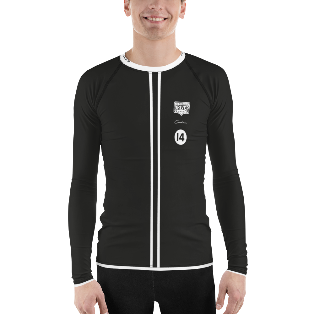 T-shirt de Compression pour Homme #14 Authentic Driver Club