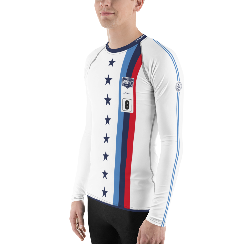 T-shirt de Compression pour Homme #8 Authentic Driver Club