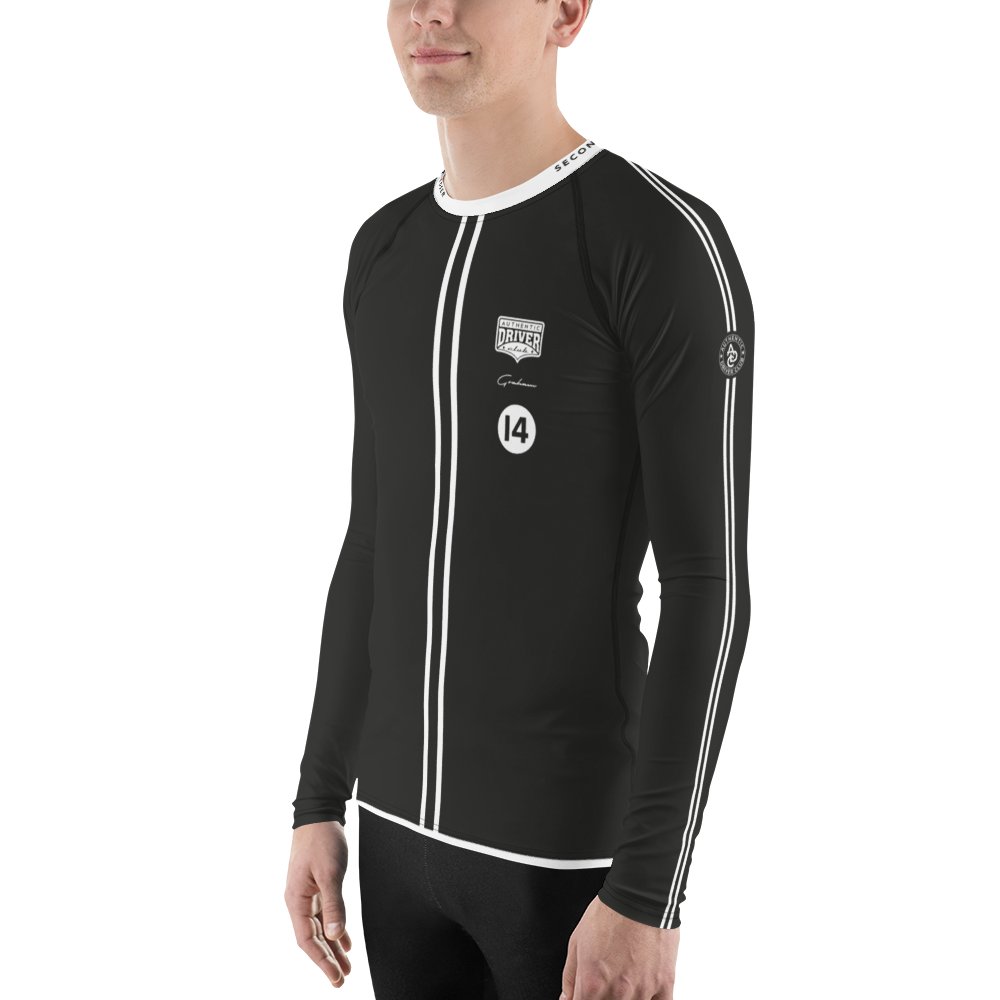 T-shirt de Compression pour Homme #14 Authentic Driver Club