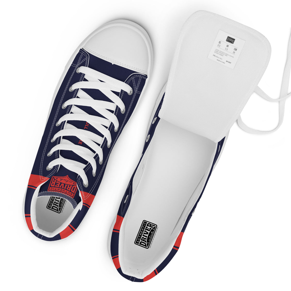 Baskets hautes en toile homme #27 Authentic Driver Club