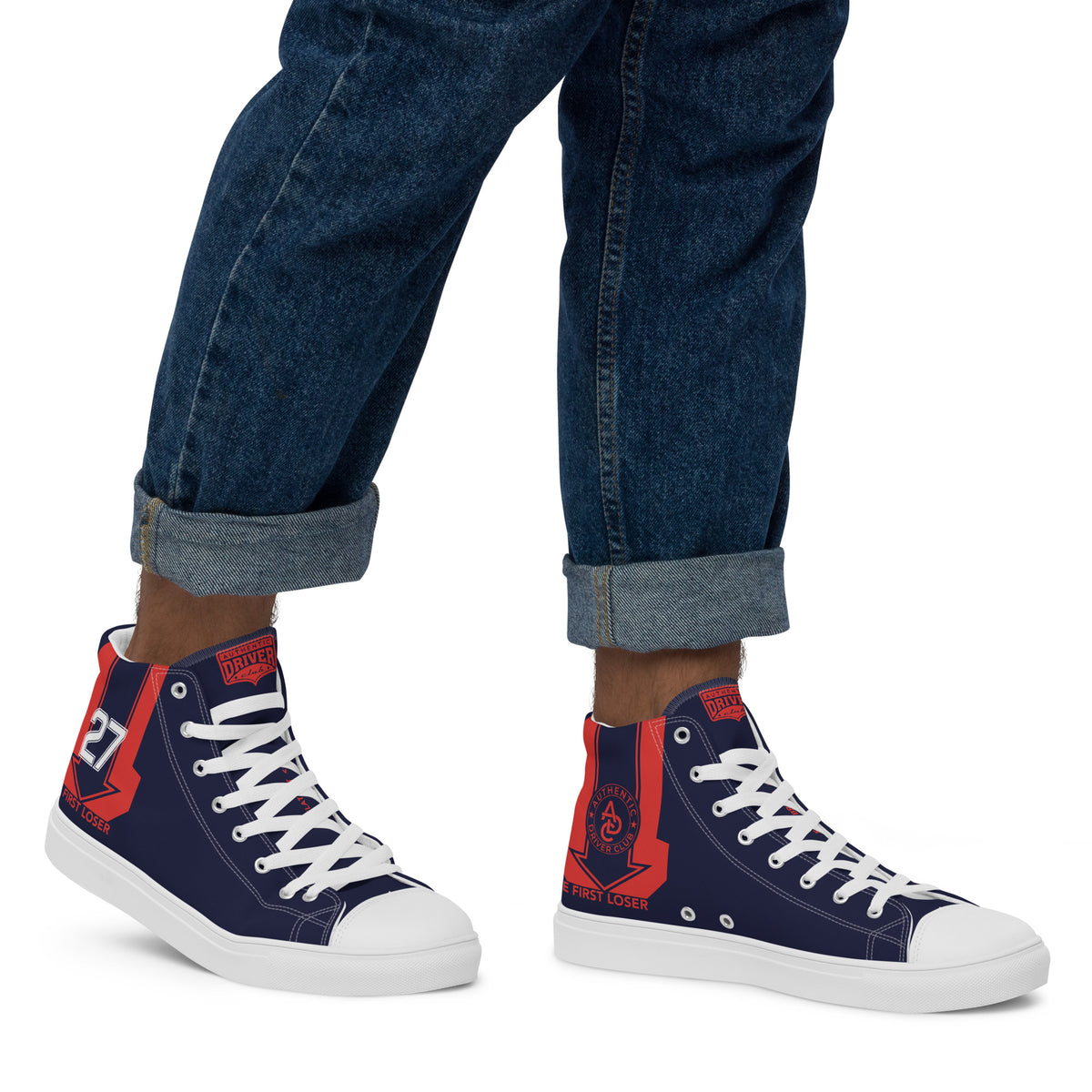 Baskets hautes en toile homme #27 Authentic Driver Club